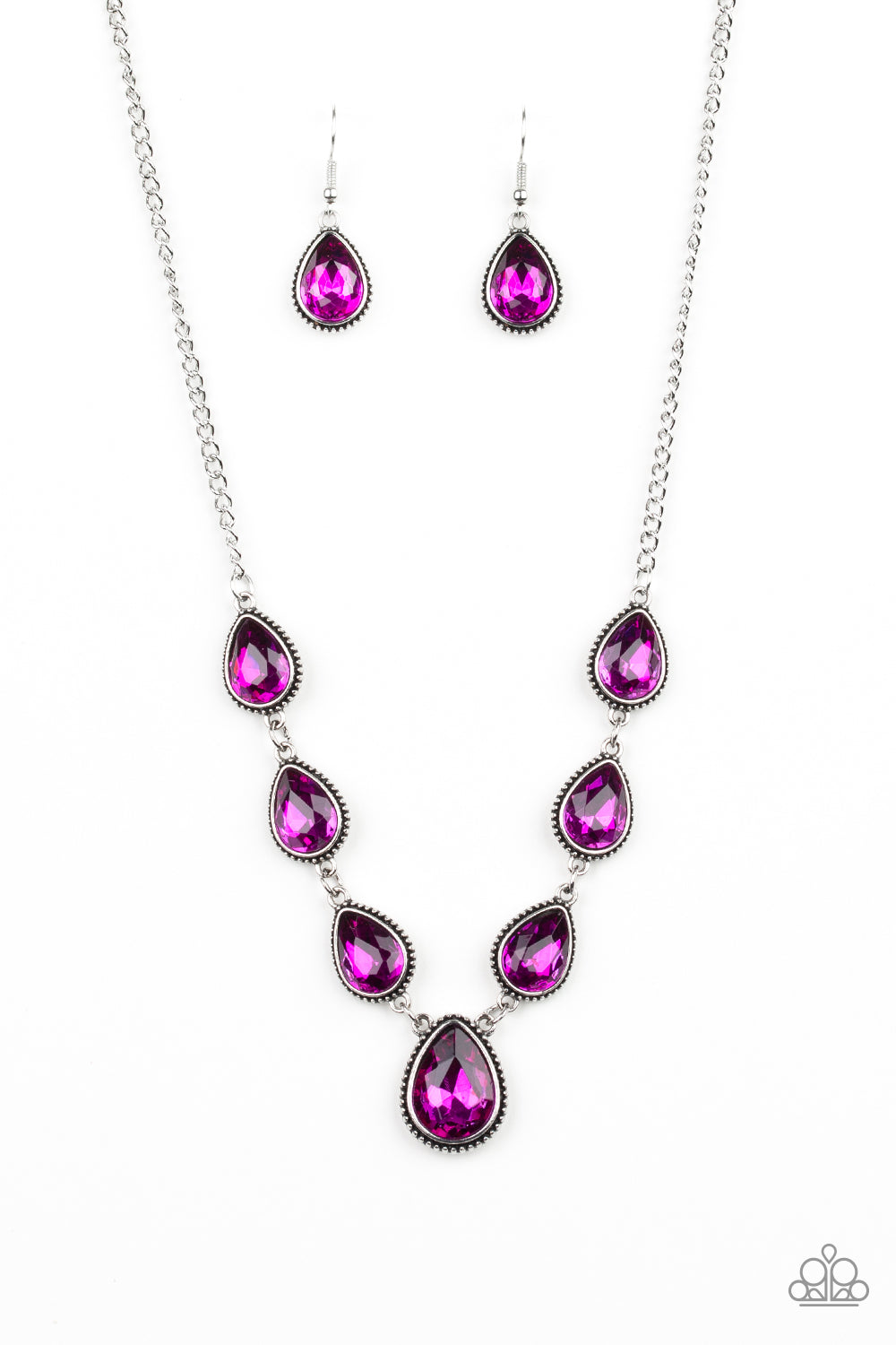 Paparazzi Socialite Social - Pink Necklace 