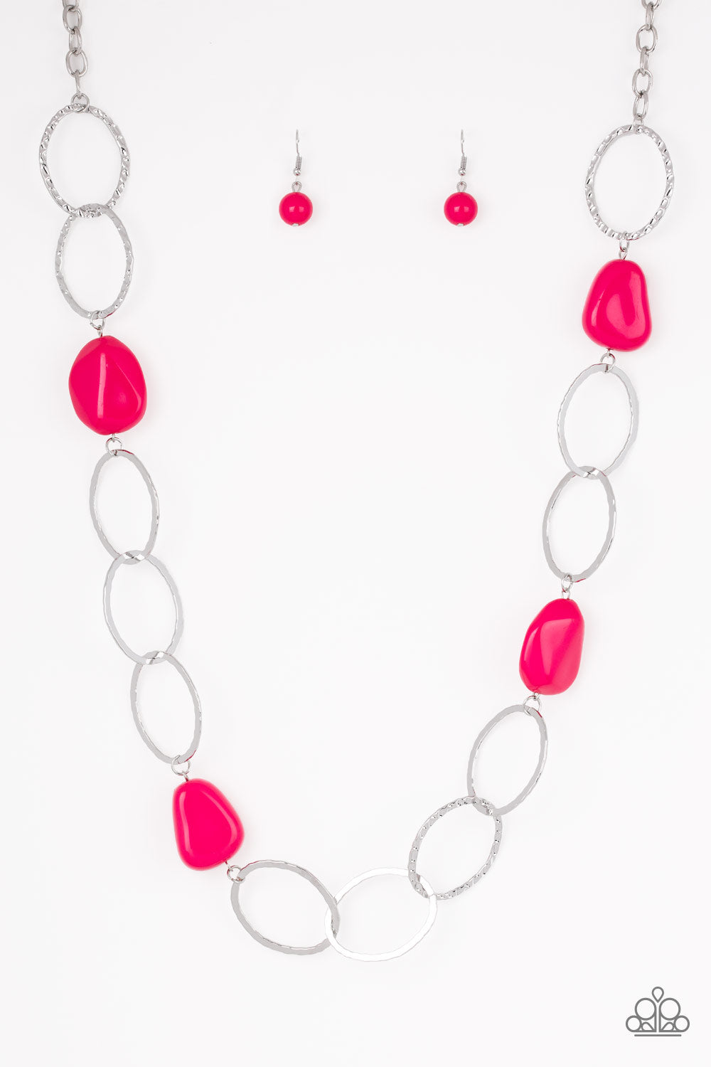 Paparazzi Modern Day Malibu - Pink Necklace 