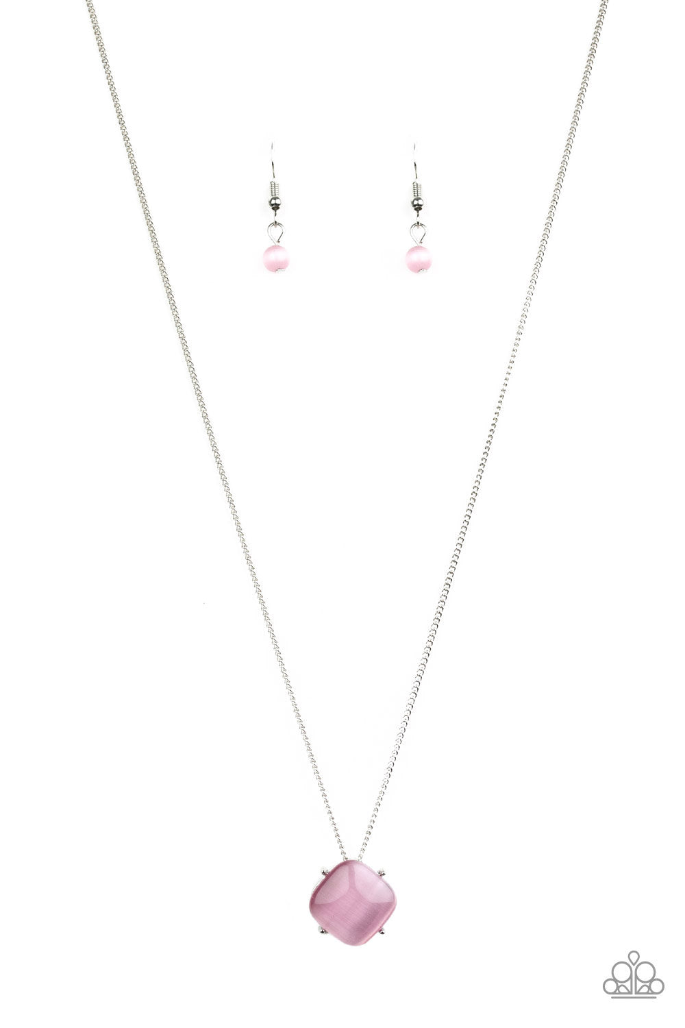 Paparazzi You GLOW Girl - Pink Necklace 