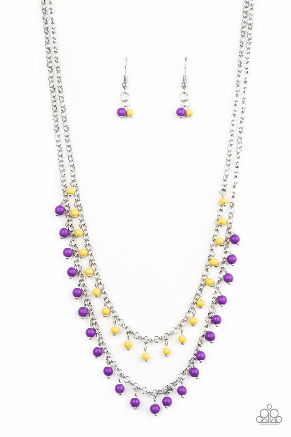 Paparazzi Dainty Distraction - Purple Necklace 