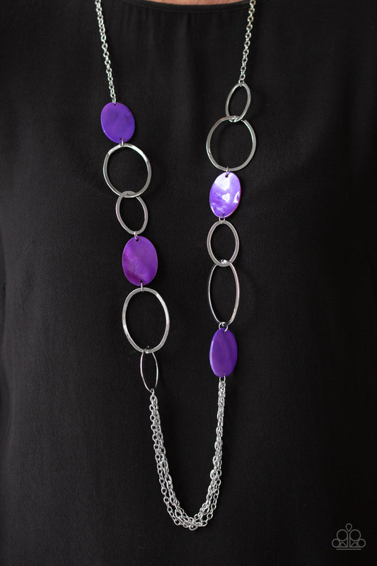 Paparazzi Kaleidoscope Coasts - Purple Necklace 