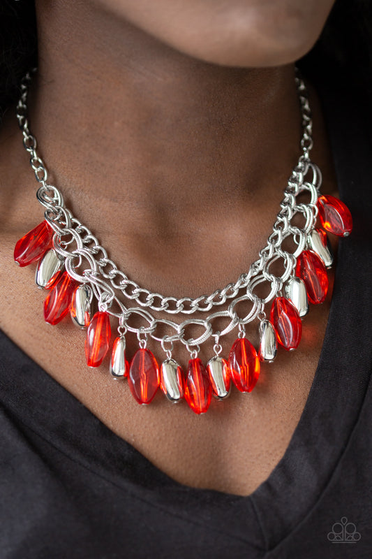 Paparazzi Spring Daydream - Red Necklace 