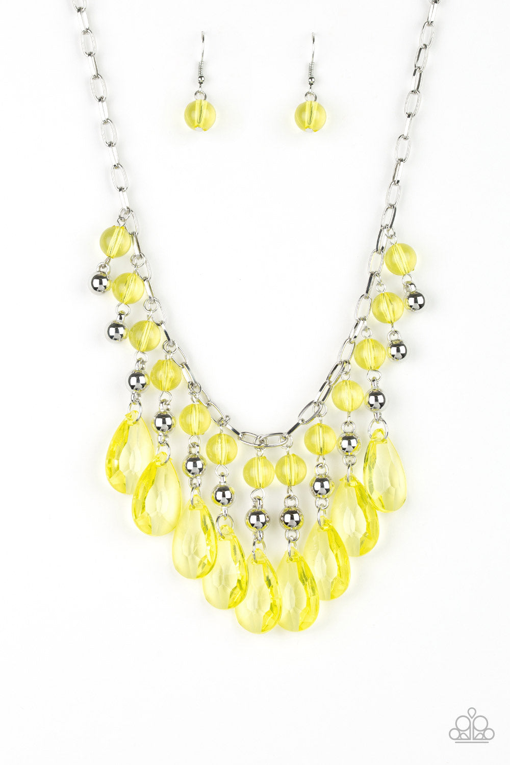 Paparazzi Beauty School Drop Out - Yellow Necklace 