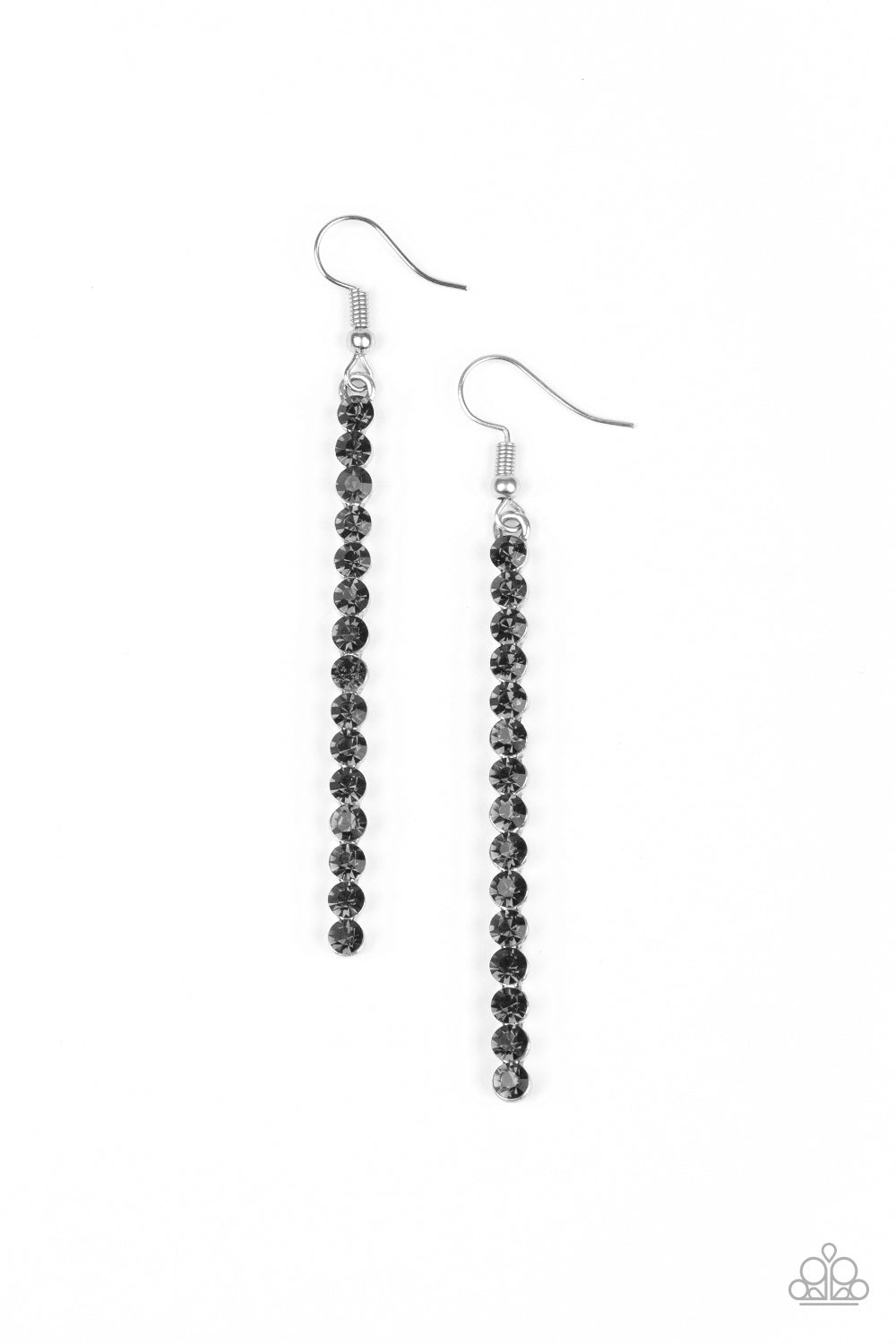 Paparazzi Grunge Meets Glamour - Silver Earrings 