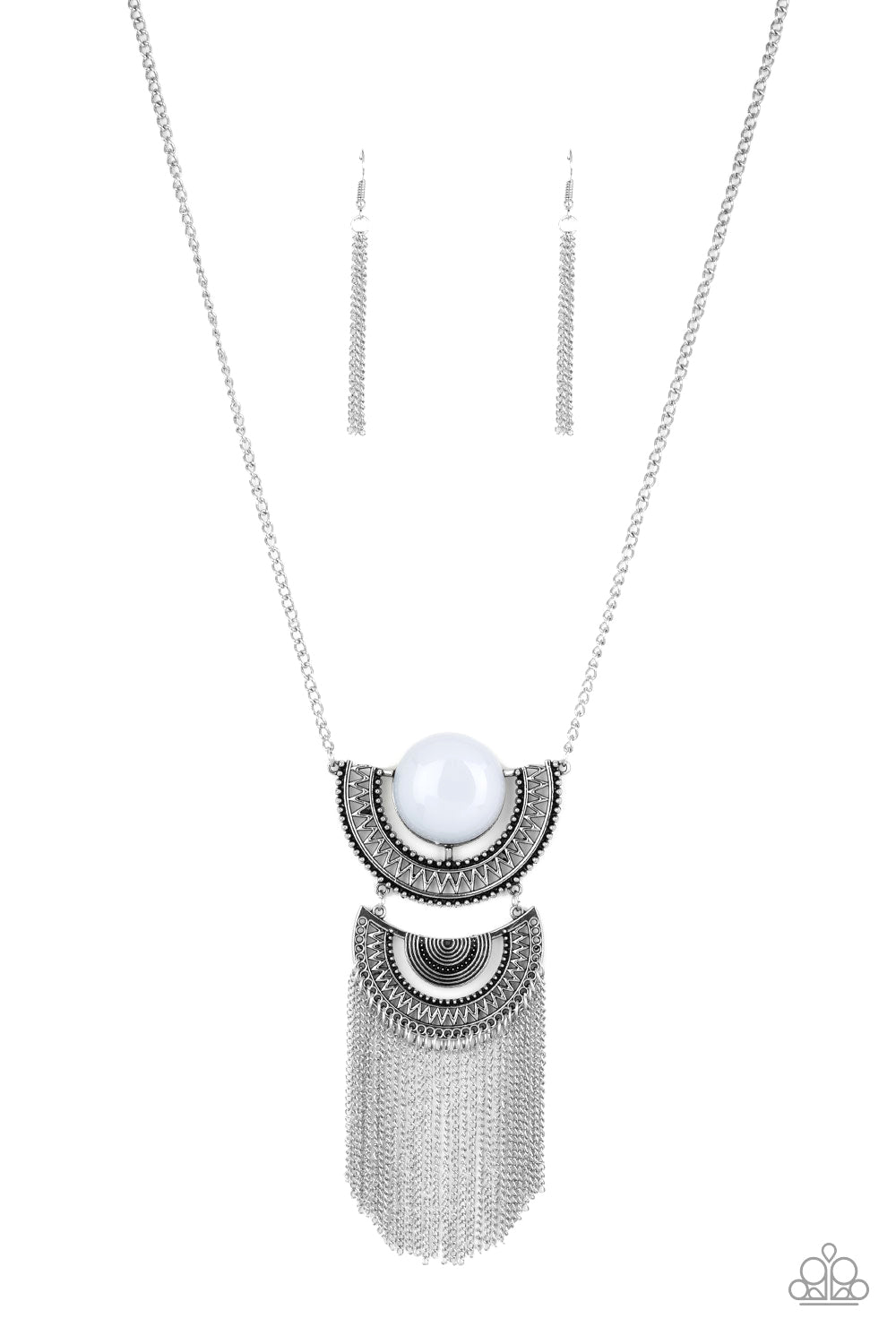 Paparazzi Desert Diviner - Silver Necklace