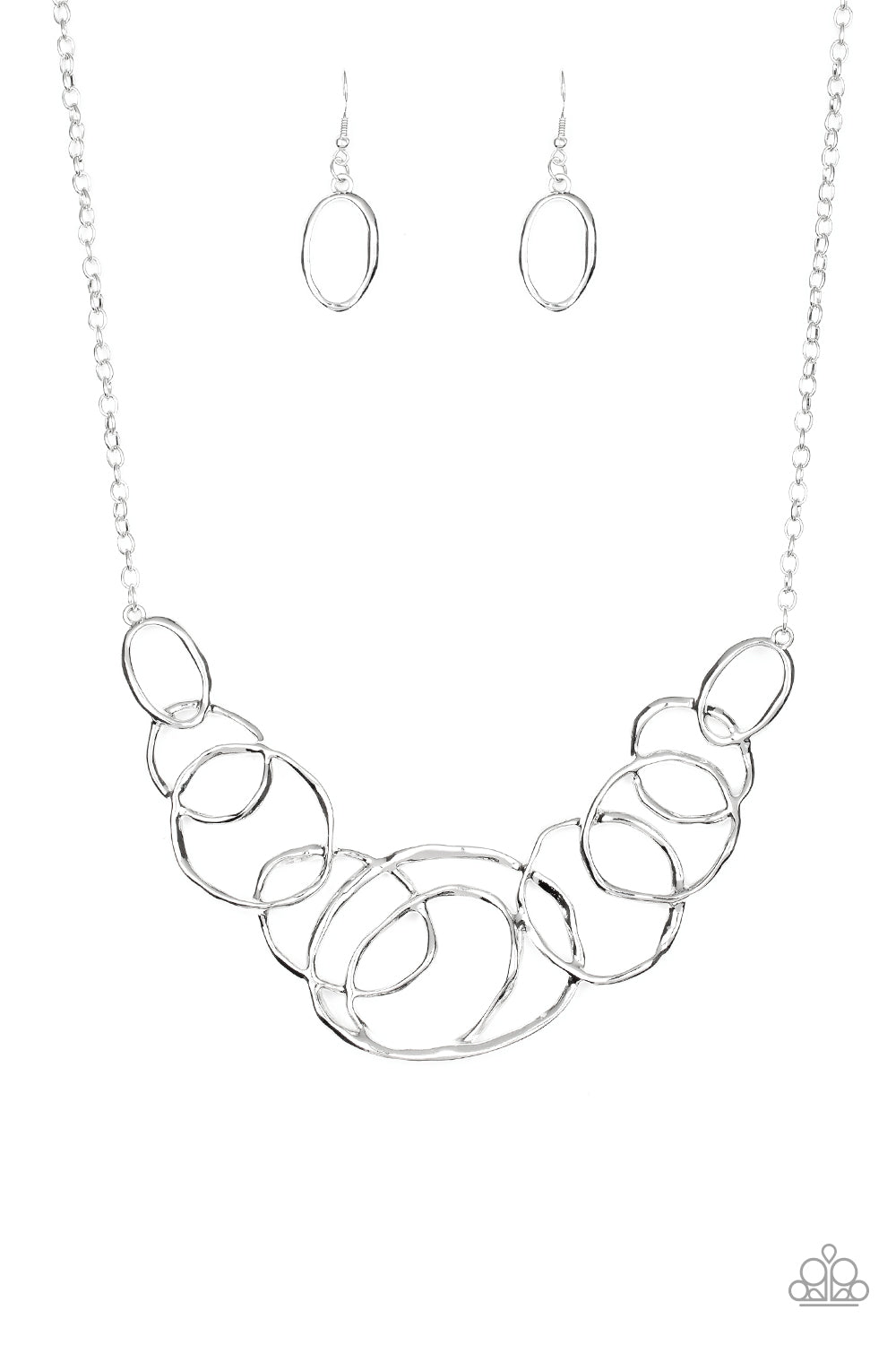 Paparazzi All Around Radiance - Silver Necklace 