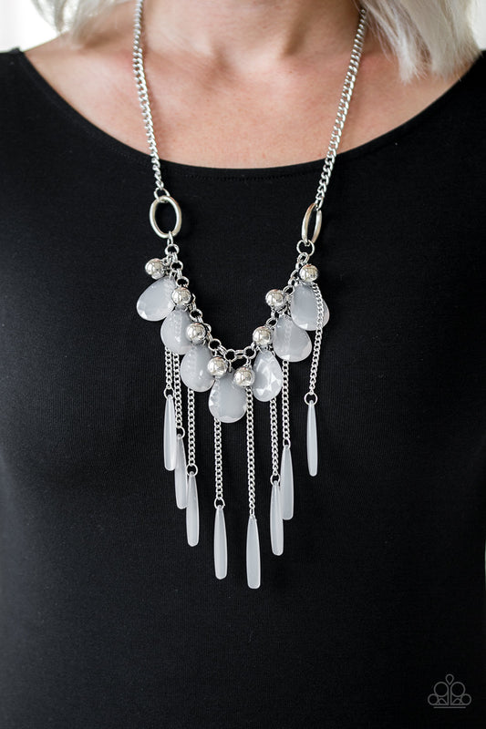 Roaring Riviera - Silver Necklace