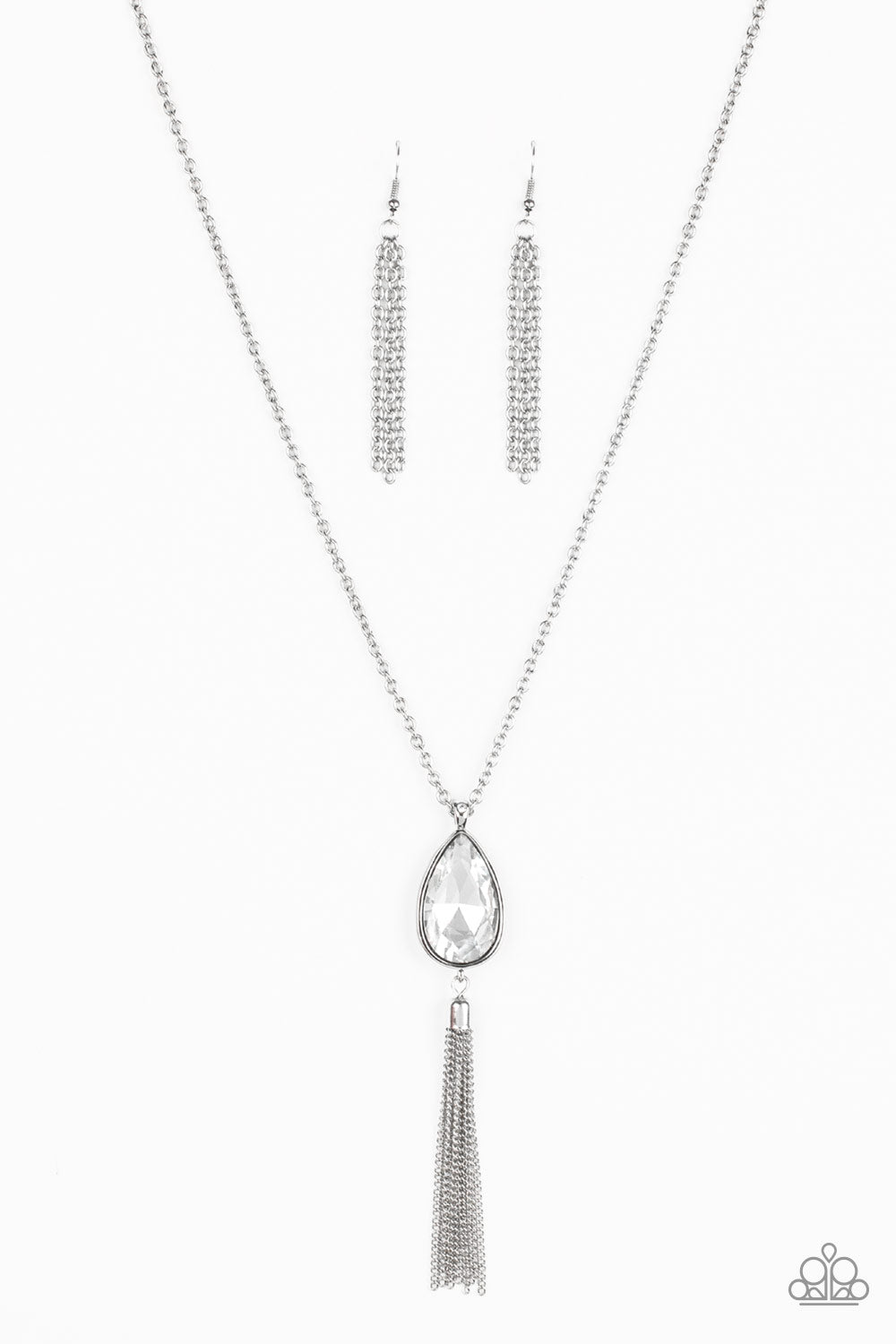 Paparazzi Elite Shine - White Necklace 