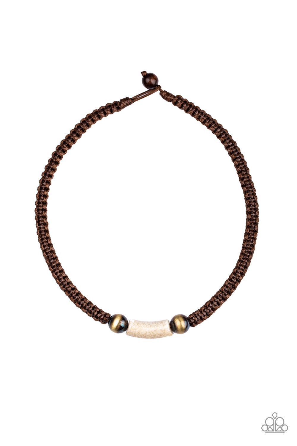 Paparazzi Gone Adventuring - Brown Urban Necklace 