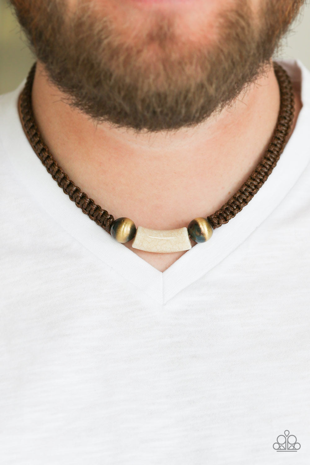 Paparazzi Gone Adventuring - Brown Urban Necklace 