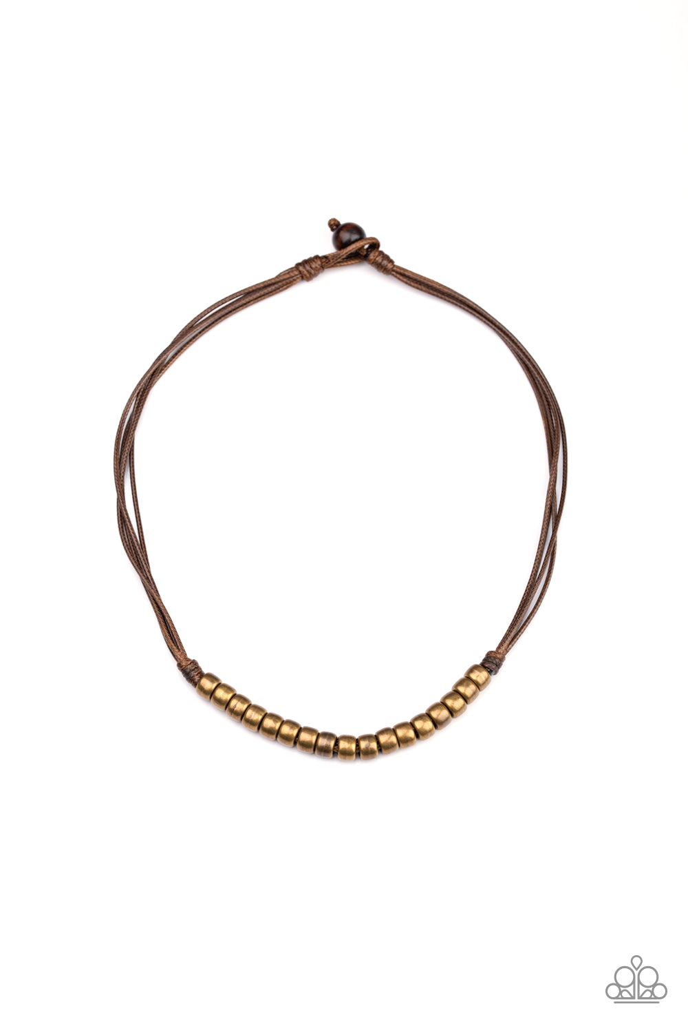 Paparazzi On The TREASURE Hunt - Brown Urban Necklace