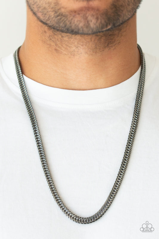 Knockout King - Black Urban Necklace 