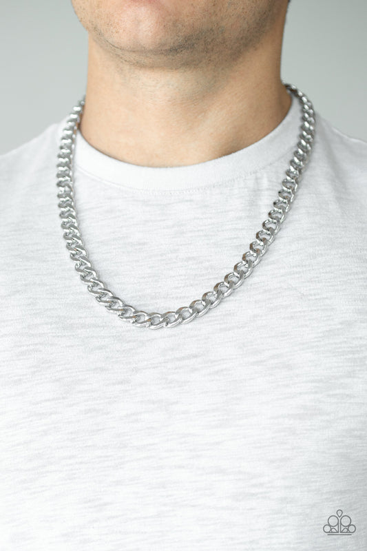 Paparazzi Alpha - Silver Urban Necklace