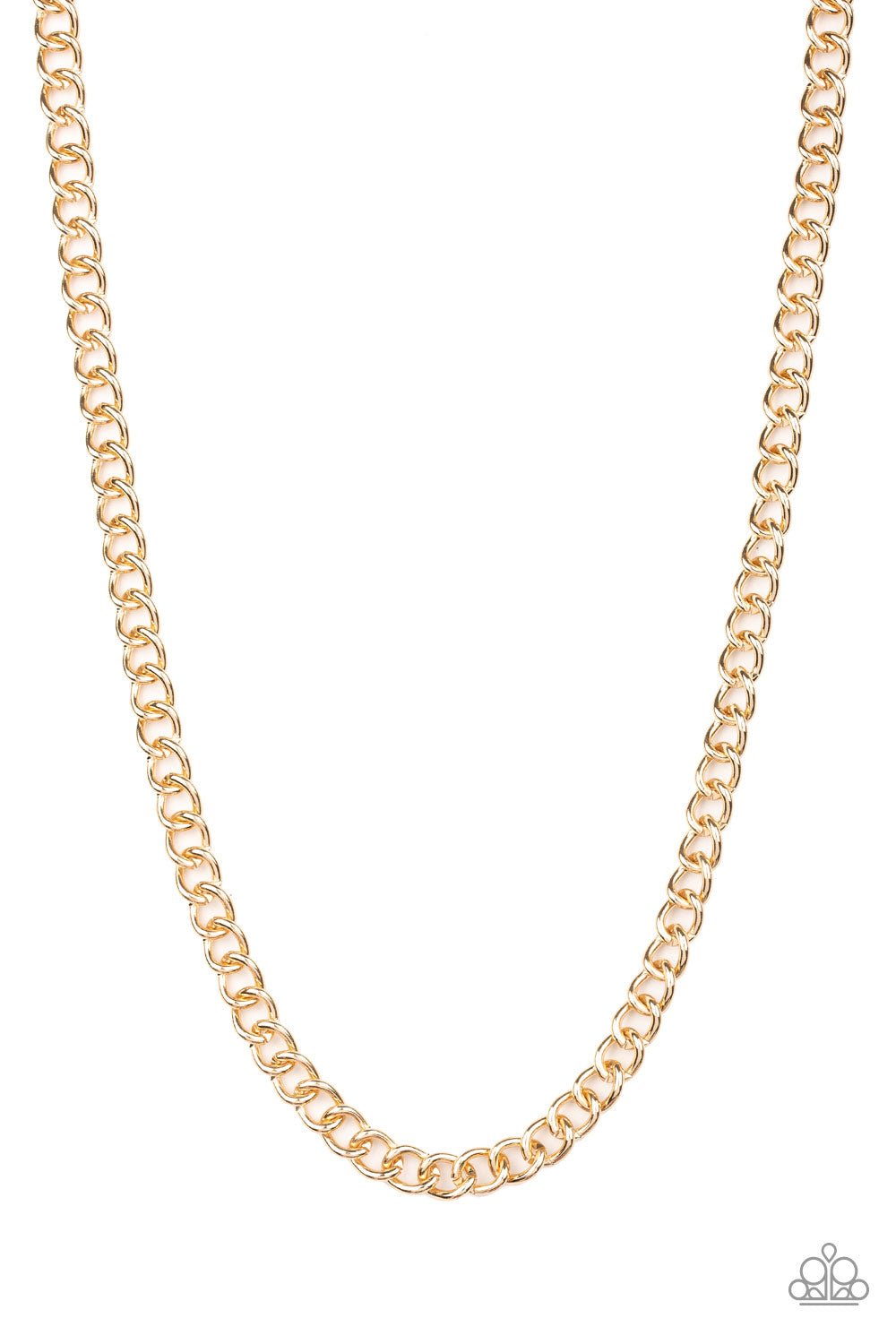 Full Court - Gold Urban Necklace 