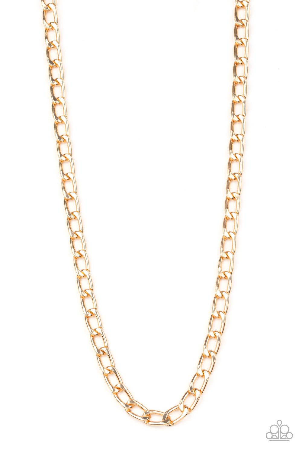 Paparazzi Big Win - Gold Urban Necklace