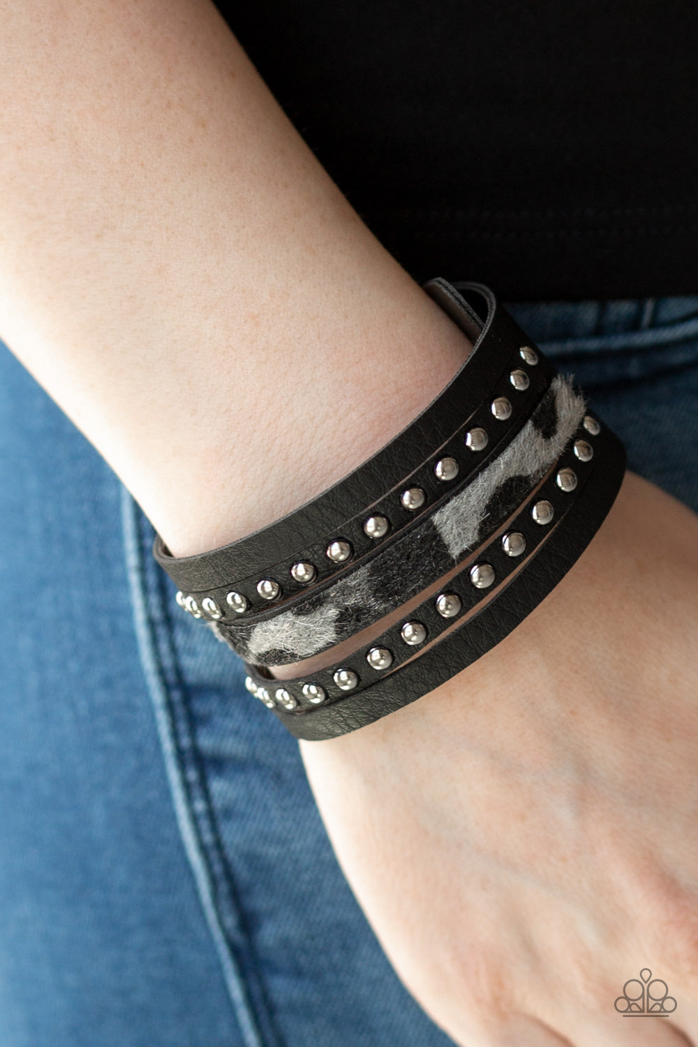 Paparazzi Born To Be WILDCAT - Silver Urban Bracelet 