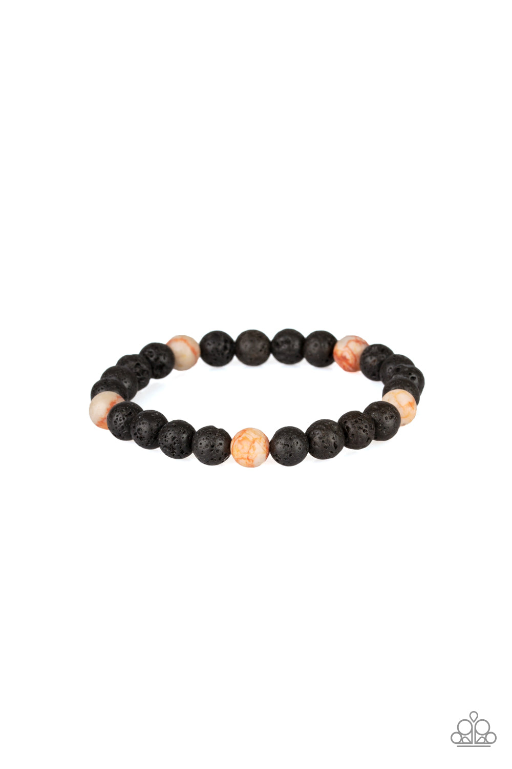 Paparazzi Enlivened - Orange Urban Bracelet 