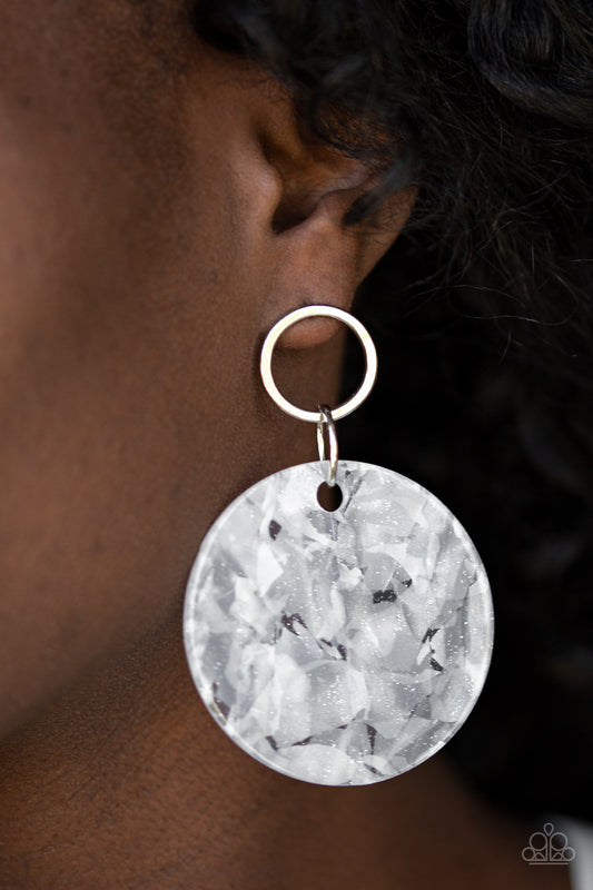 Beach Bliss - White Earrings