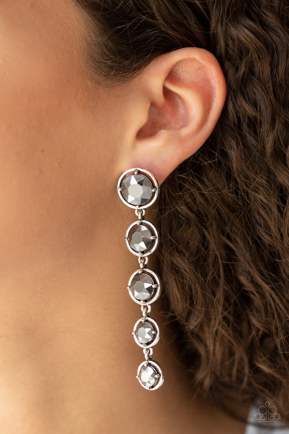 Drippin In Starlight - Silver Earrings 