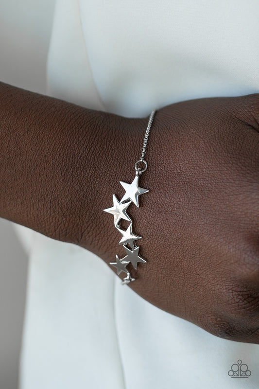 Paparazzi All-Star Shimmer - Silver Bracelet 