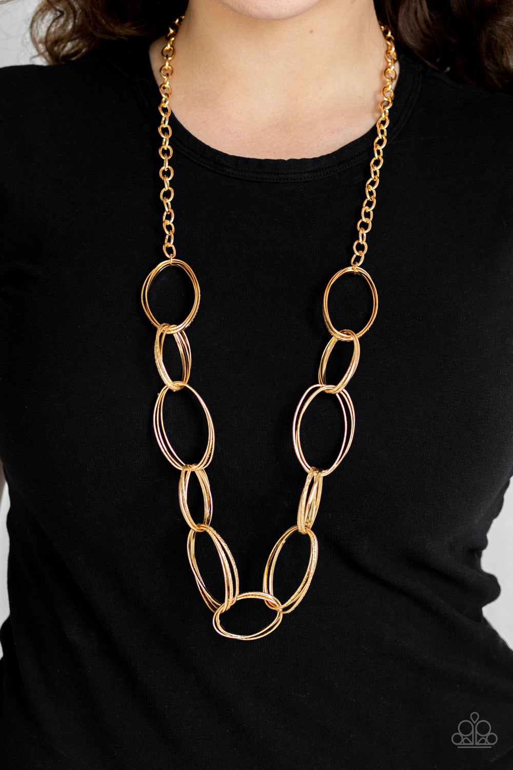 Paparazzi Ring Bling - Gold Necklace 