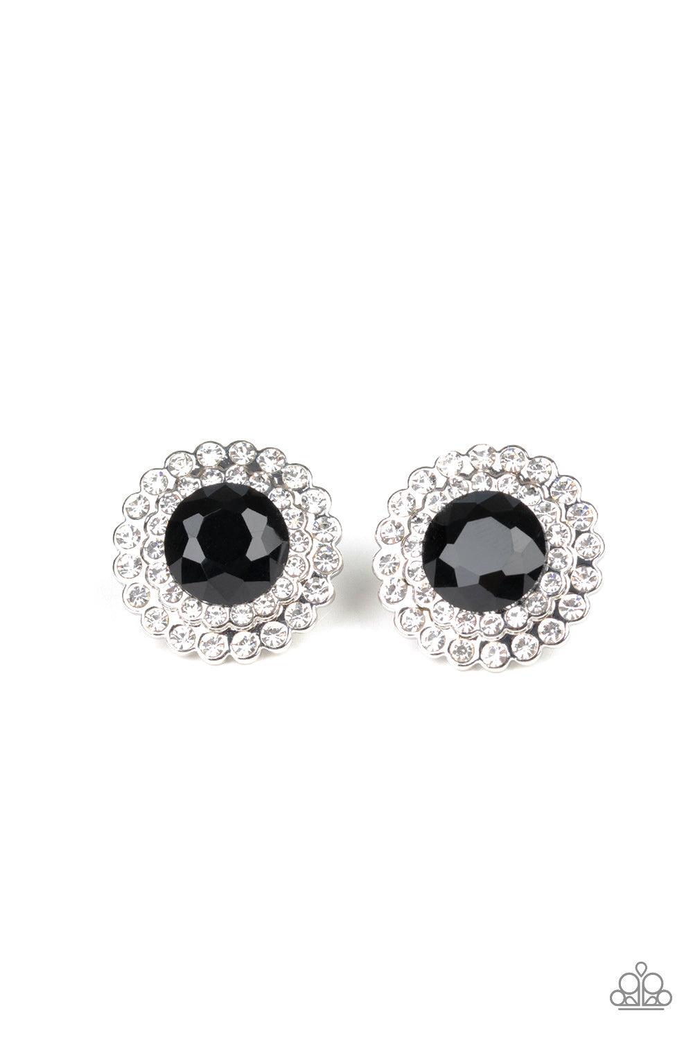 My Second Castle - Black Post Earrings