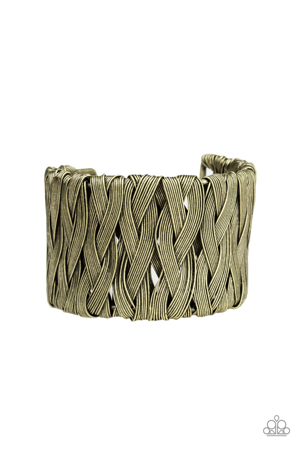 Take It or WEAVE It - Brass Bracelet