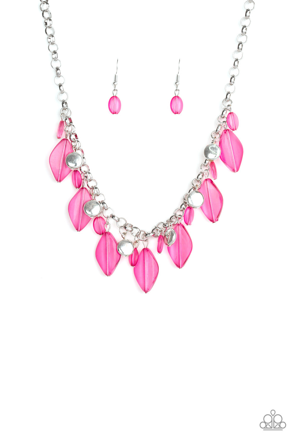 Malibu Ice - Pink Necklace 