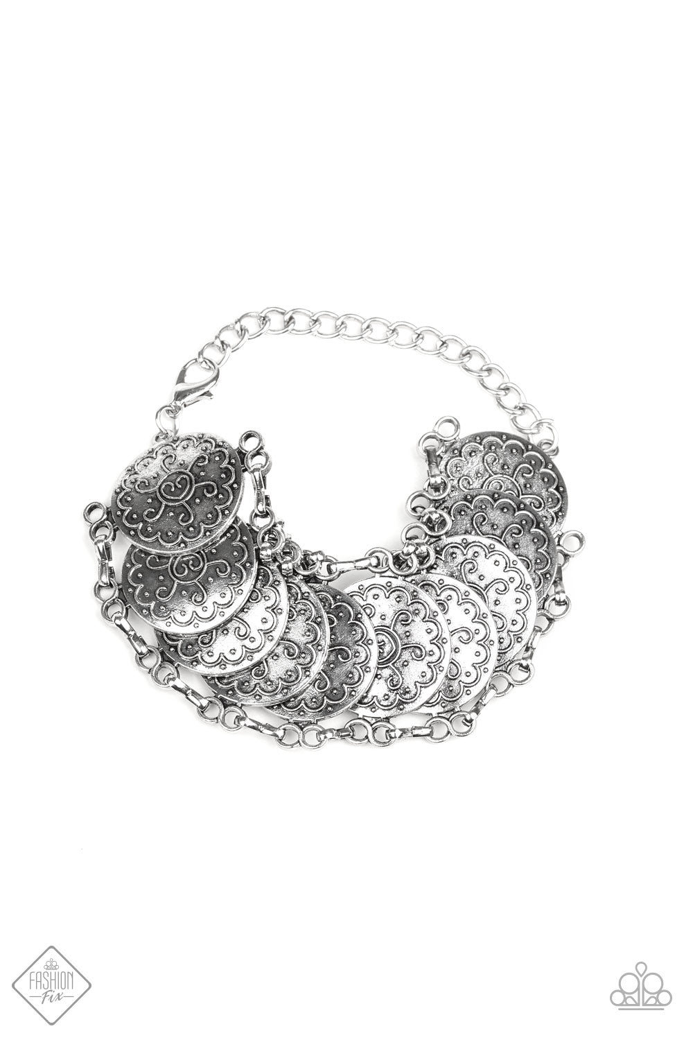 Paparazzi Tribal Treasure Trove - Silver Bracelet 