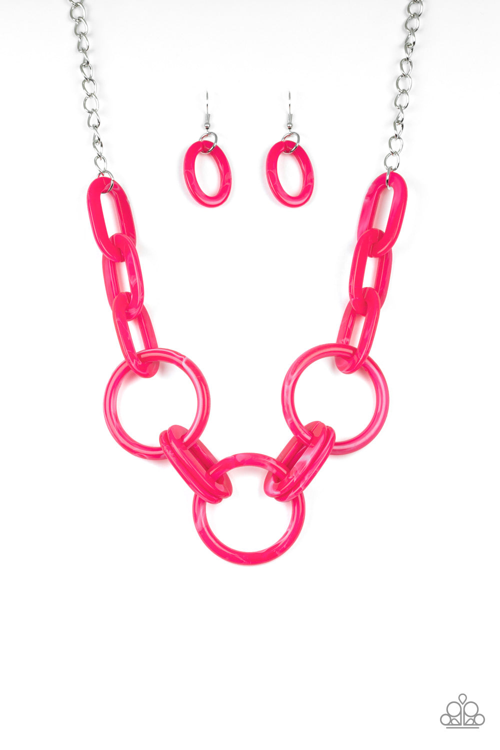 Paparazzi Turn Up The Heat - Pink Necklace 