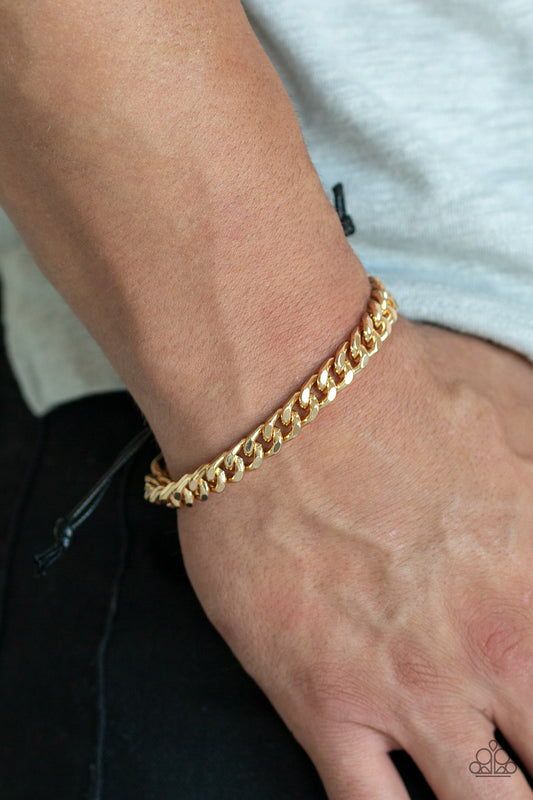 Throwdown - Gold Urban Bracelet