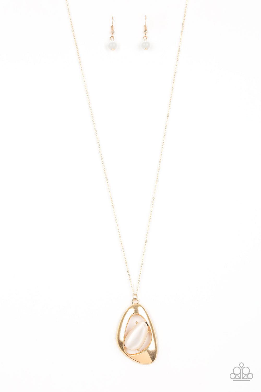 Asymmetrical Bliss - Gold Necklace 