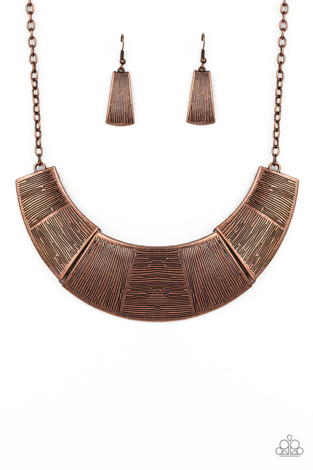 Paparazzi More Roar - Copper Necklace 