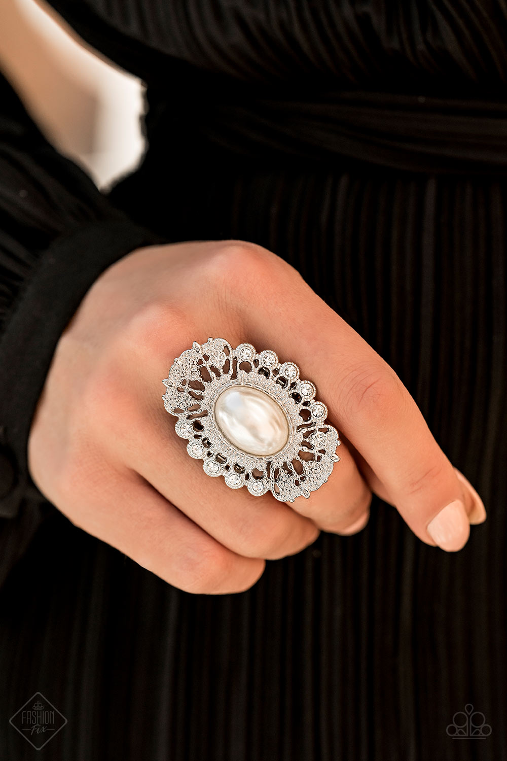 Radiantly Regal - White Ring