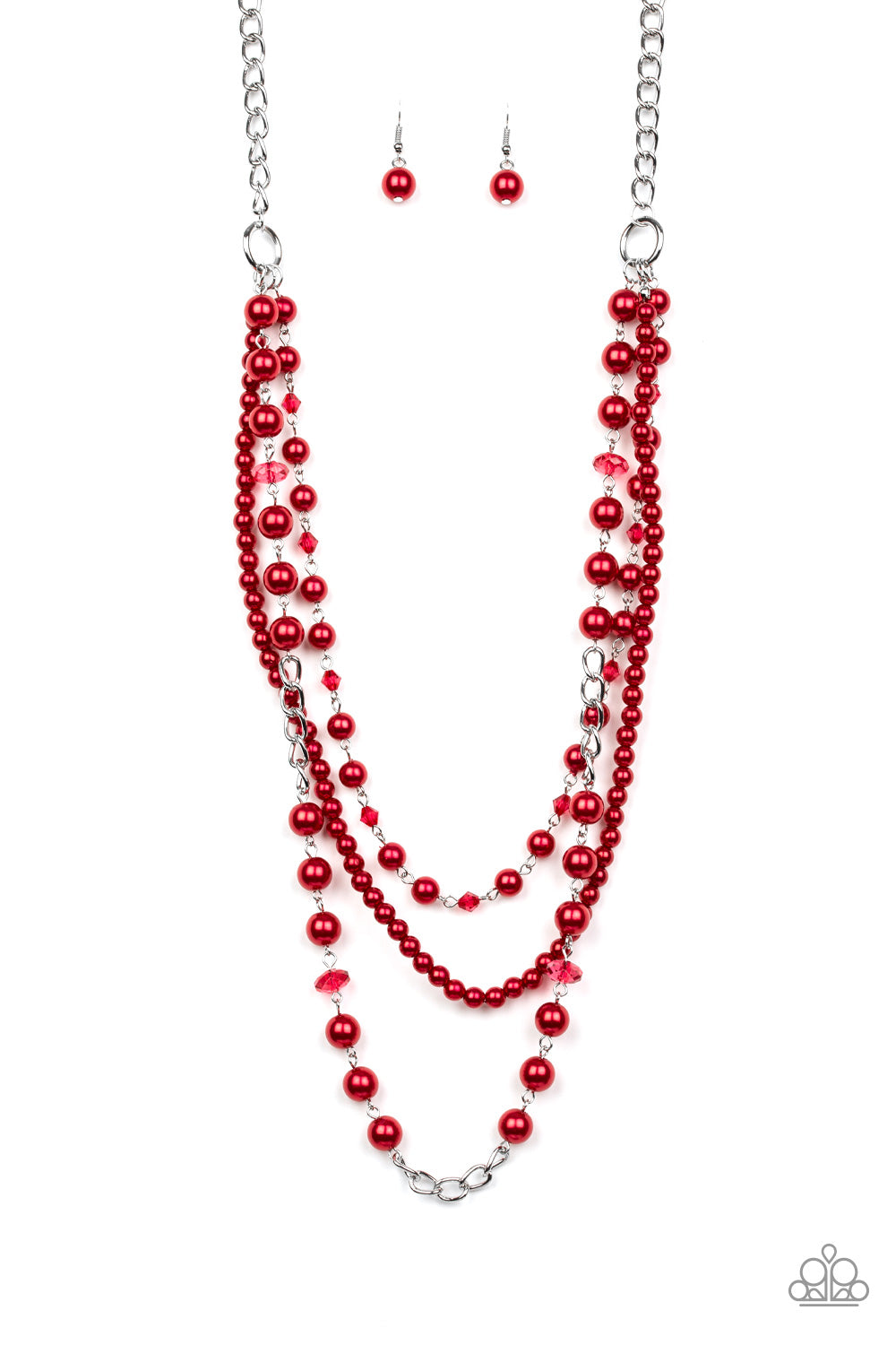 Paparazzi New York City Chic - Red Necklace 