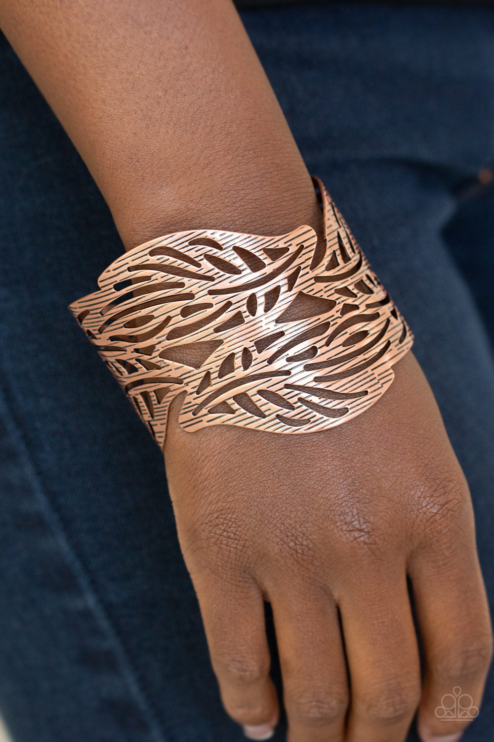 Leafy Lei - Copper Bracelet