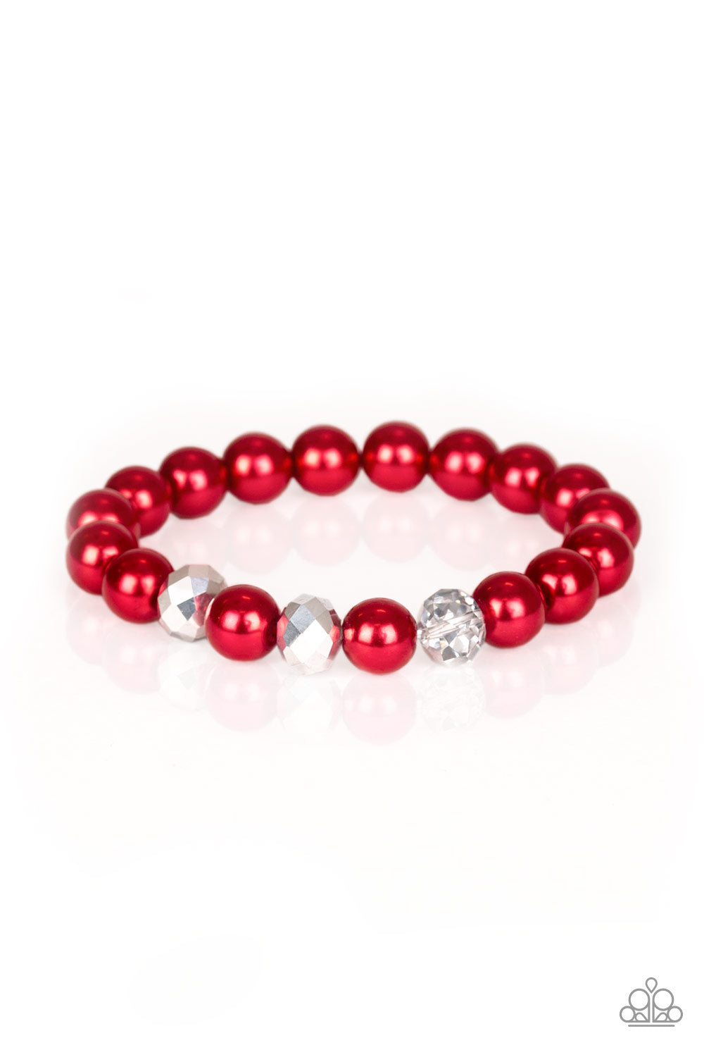 d Paparazzi Really Resplendent - Red Bracelet 