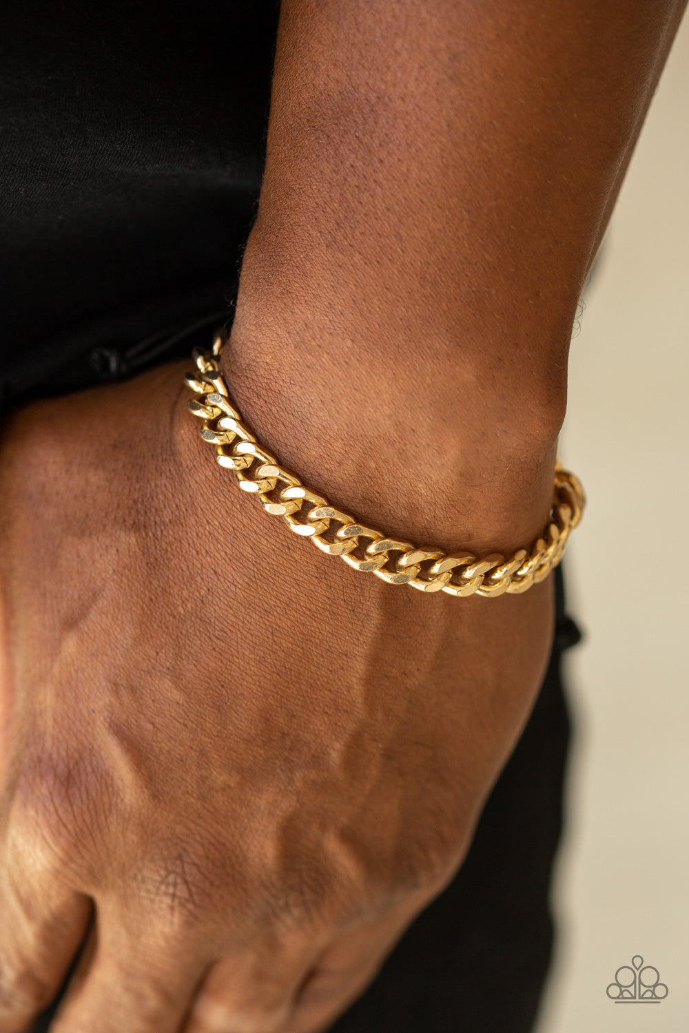 Paparazzi Rulebreaker - Gold Urban Bracelet