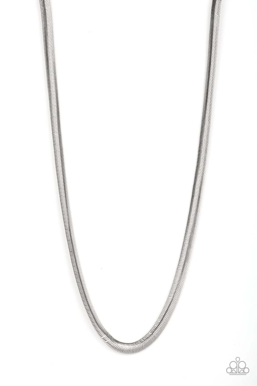 Paparazzi Kingpin - Silver Urban Necklace 