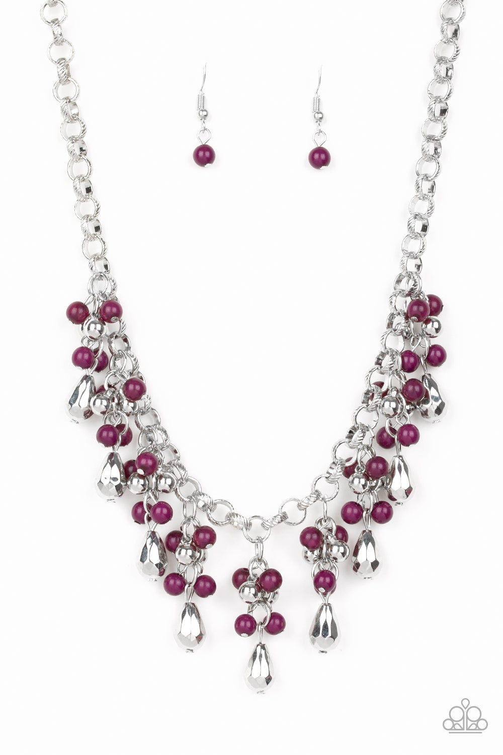 Travelling Trendsetter - Purple Necklace