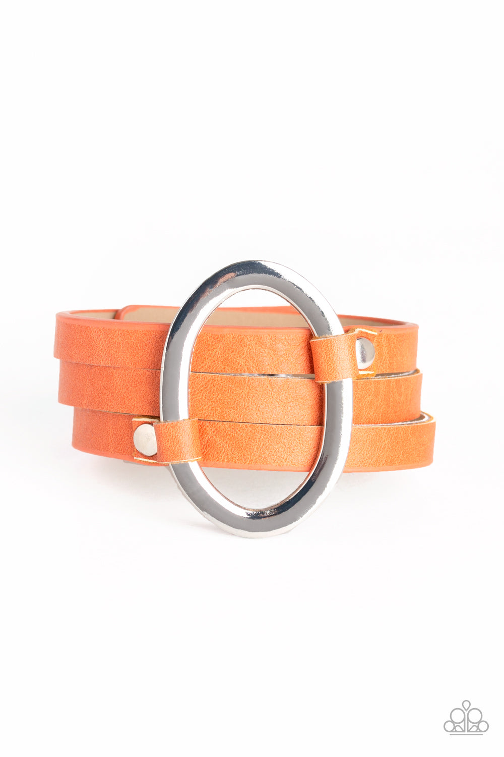 Paparazzi Cowgirl Cavalier - Orange Urban Bracelet 