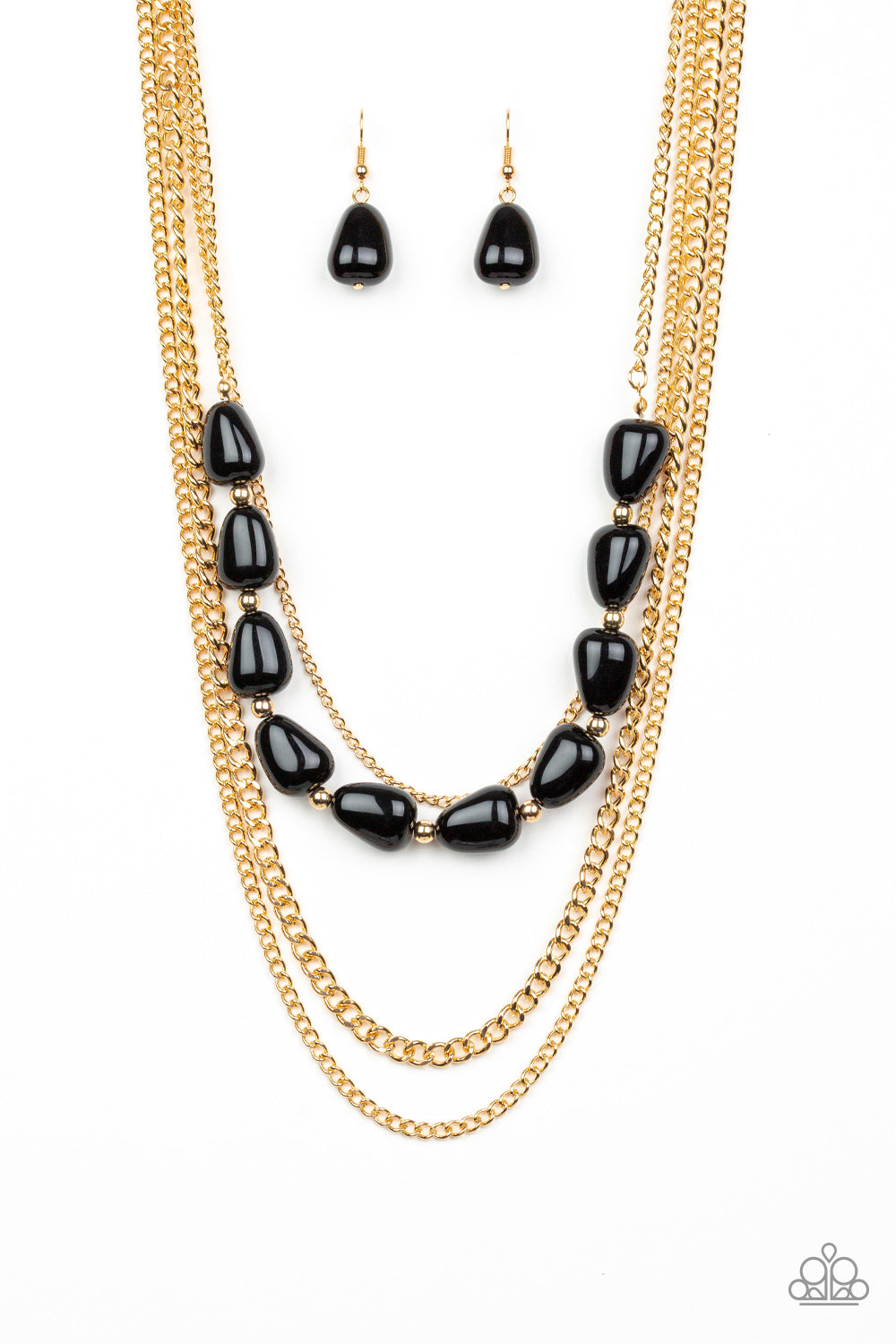 Paparazzi Trend Status - Black Necklace 