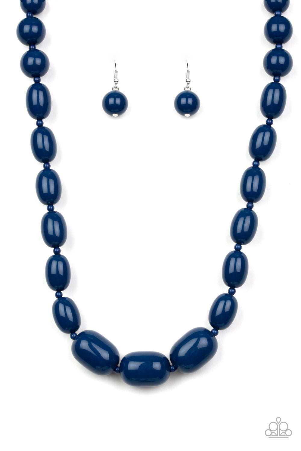 Poppin Popularity - Blue Necklace