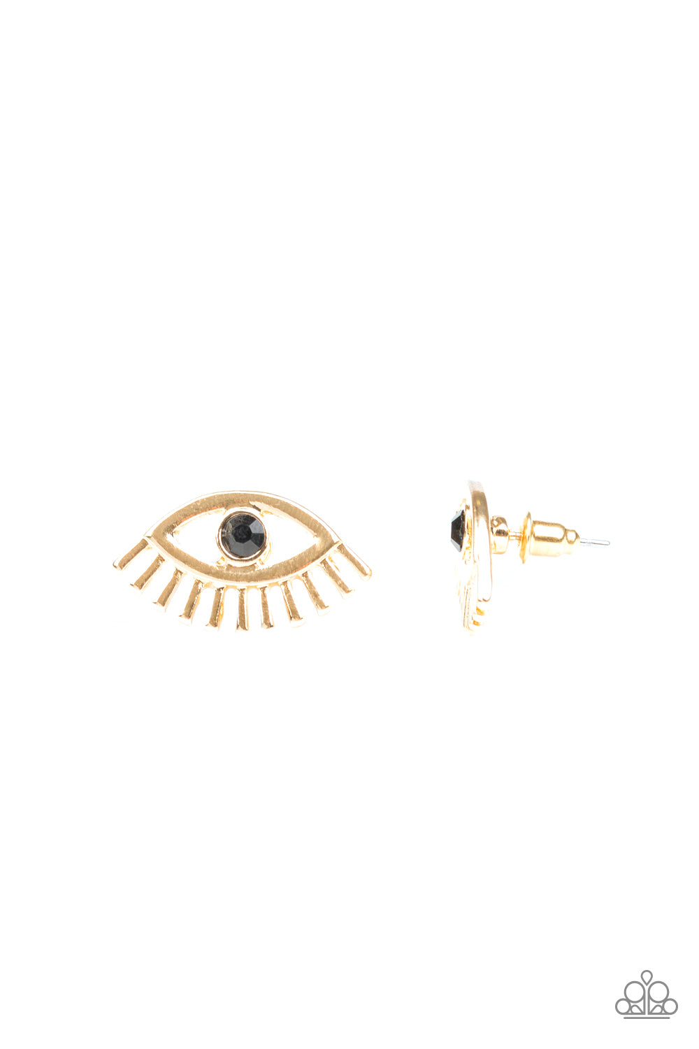 Dont Blink - Gold Post Earrings