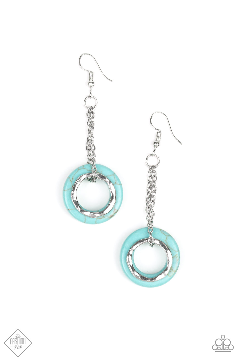 Paparazzi Mojave Oasis - Blue Earrings 