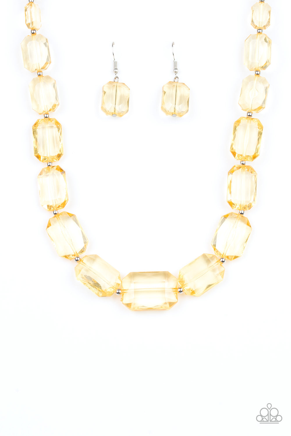 Paparazzi ICE Versa - Yellow Necklace - Kingdom Bling Showroom