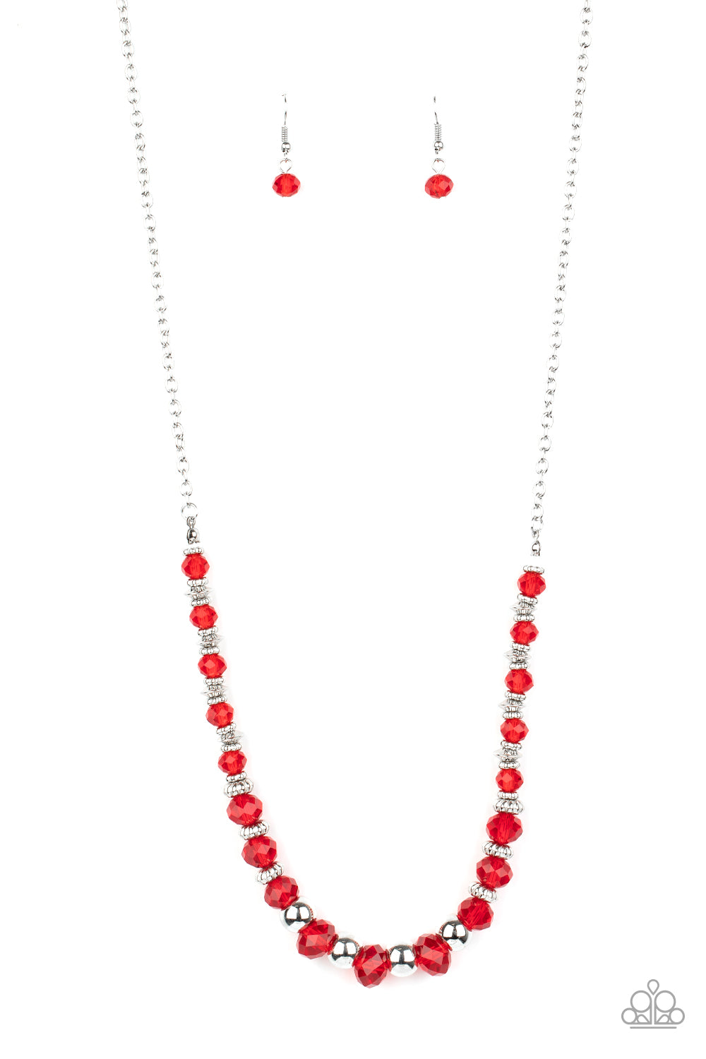 Paparazzi Stratosphere Sparkle - Red Necklace 