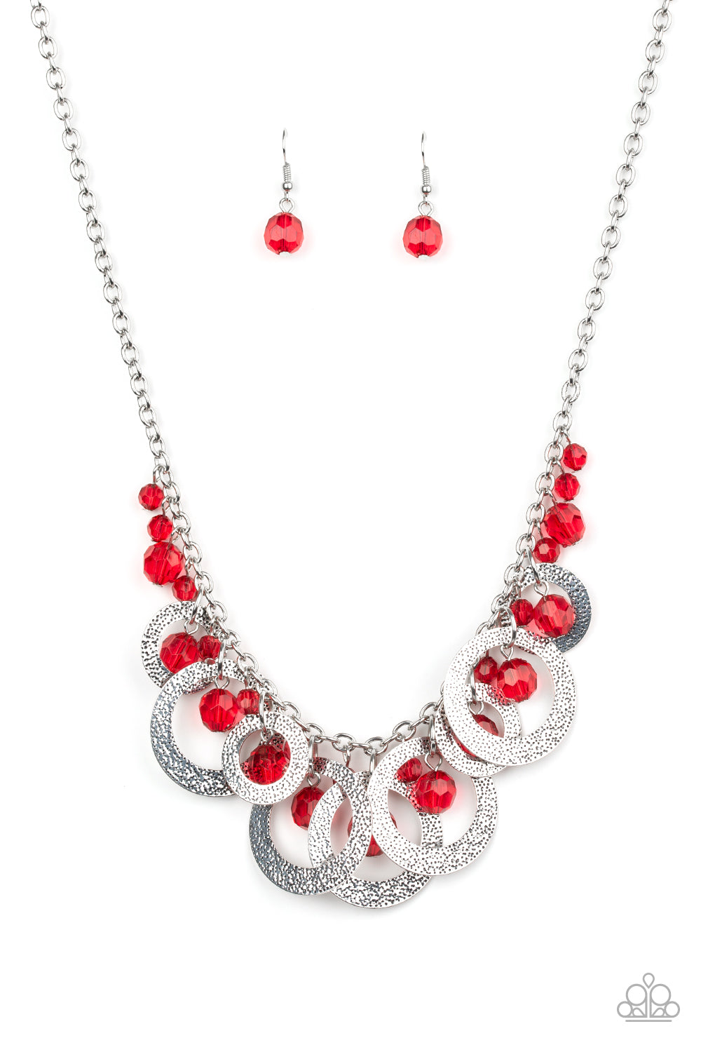 Paparazzi Turn It Up - Red Necklace 