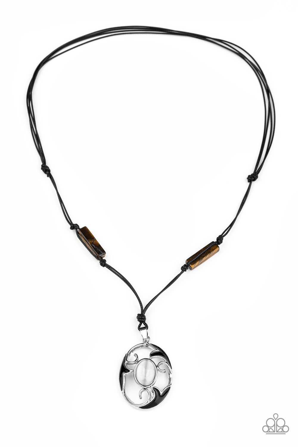 Paparazzi Tidal Talisman - Brown Urban Necklace 