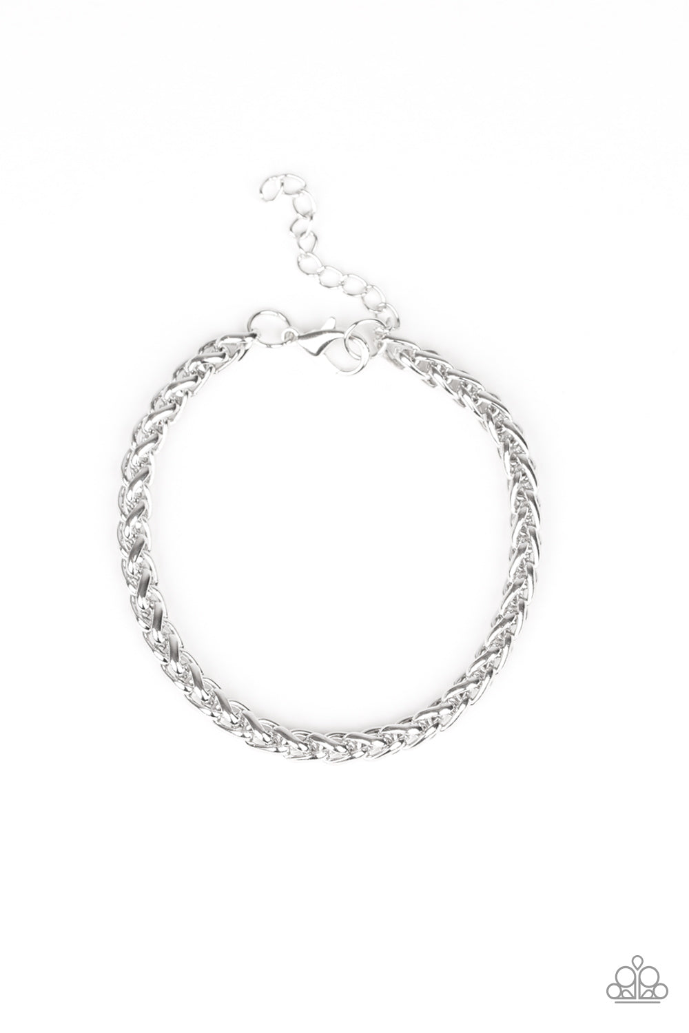 Knocked It Out Of The Park - Silver Urban Bracelet - Kingdom Bling Showroom